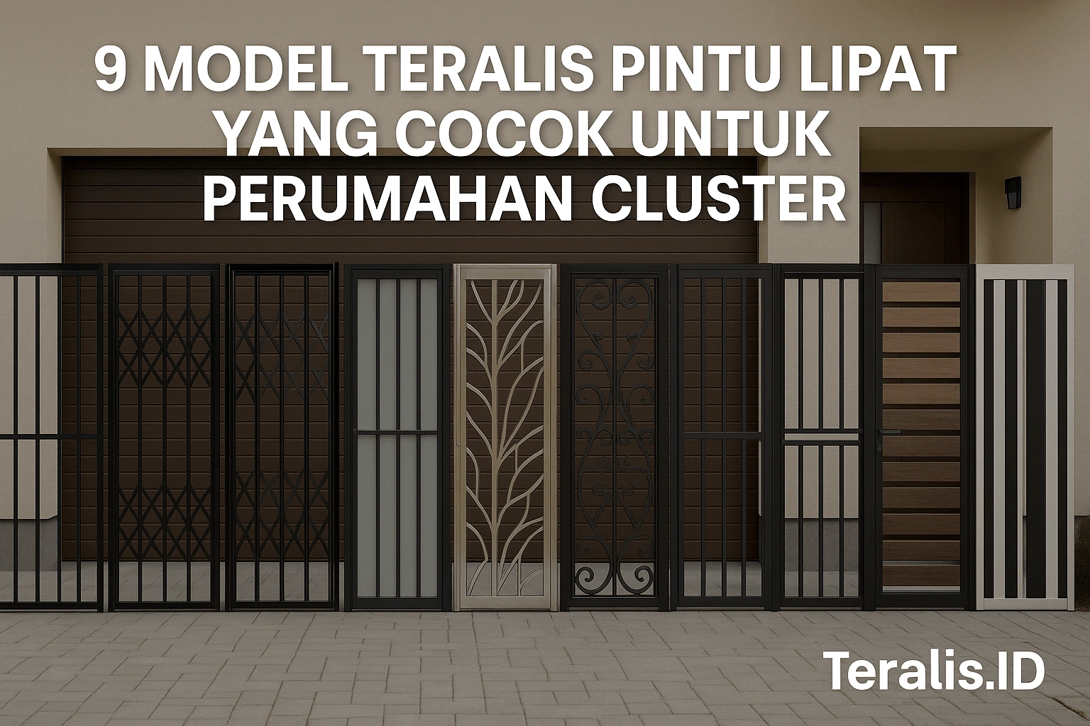 9 Model Teralis Pintu Lipat yang Cocok untuk Perumahan Cluster