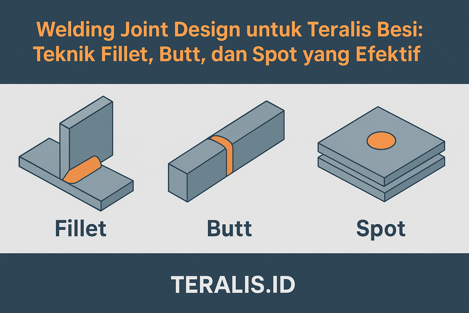 Welding Joint Design untuk Teralis Besi: Teknik Fillet, Butt, dan Spot yang Efektif