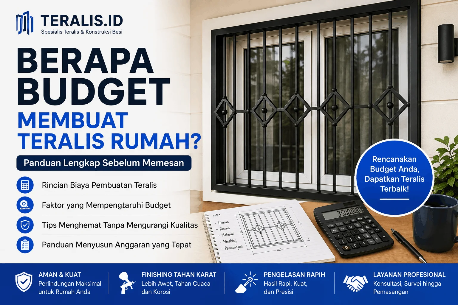 Berapa Budget Membuat Teralis Rumah
