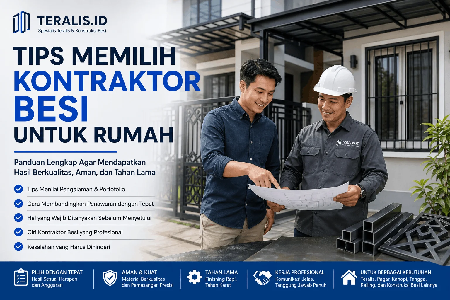 Tips Memilih Kontraktor Besi untuk Rumah